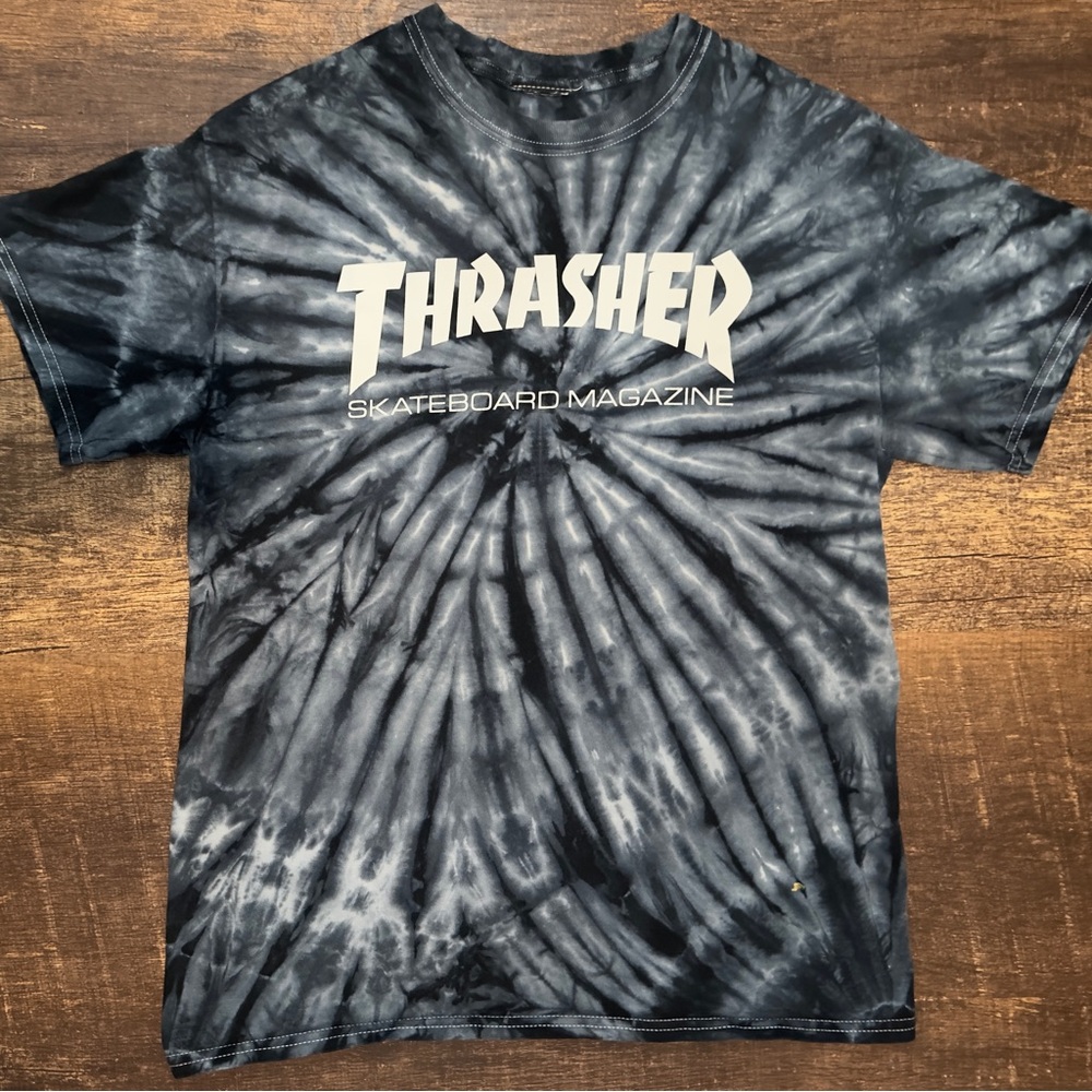 tie-dye Thrasher skater tee (^з^)-☆